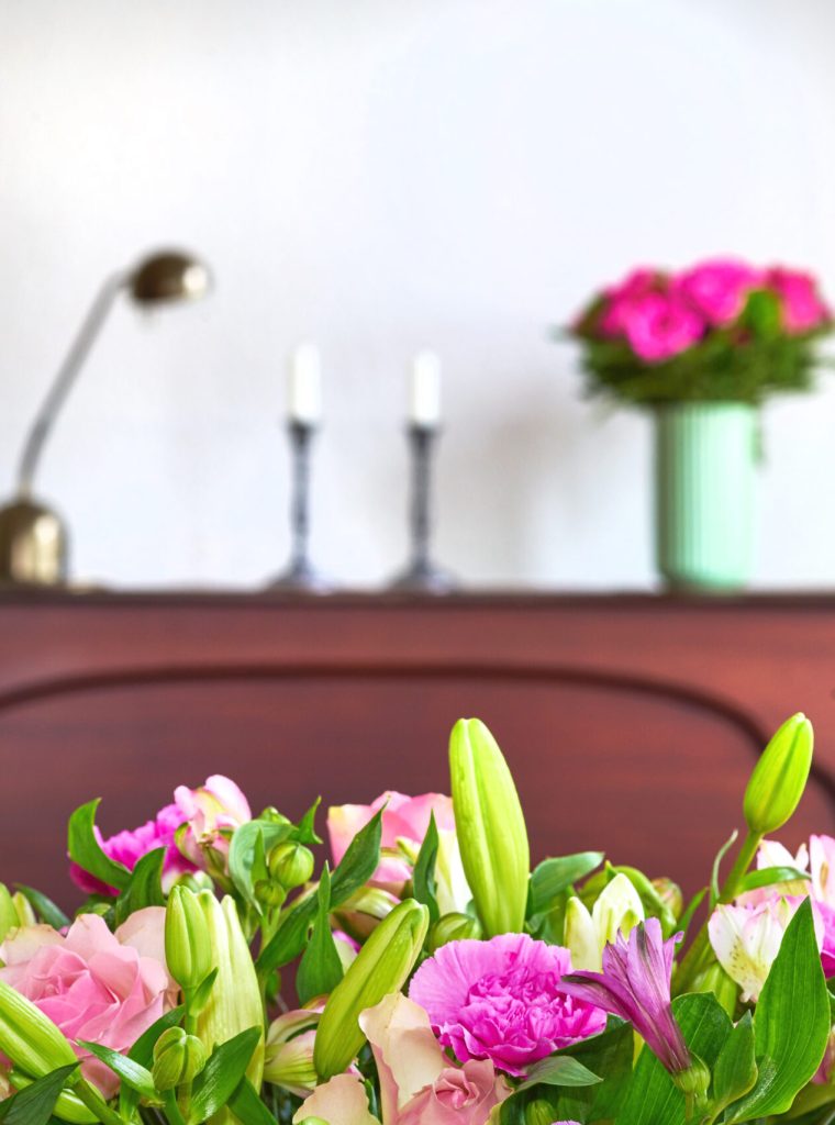Bouquet with different kind of flowers Beautiful bouquet of flowers. Bouquet with different kind of flowers